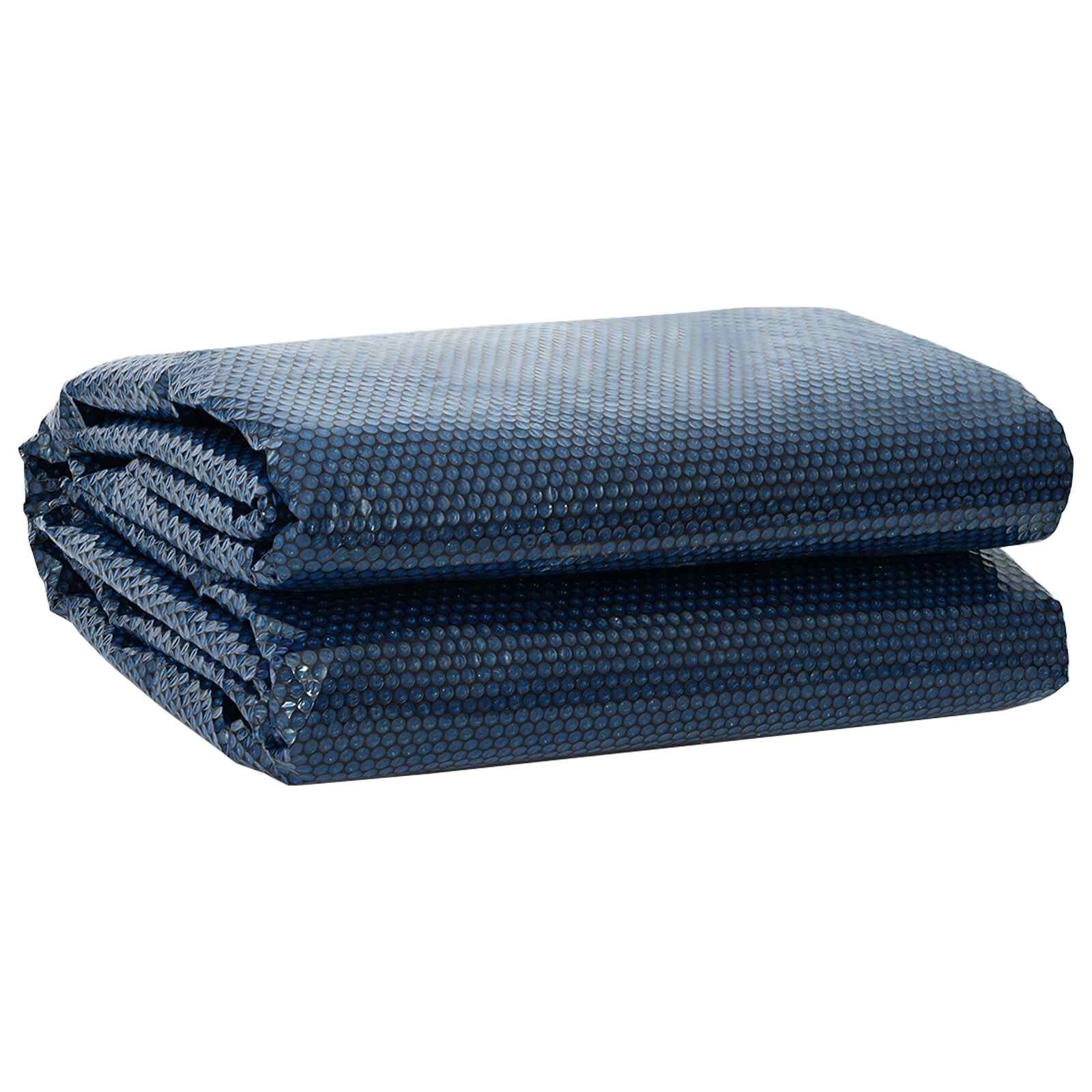 vidaXL Solární kryt bazénu extra silný 527 x 527 cm 04 mm Kulatý