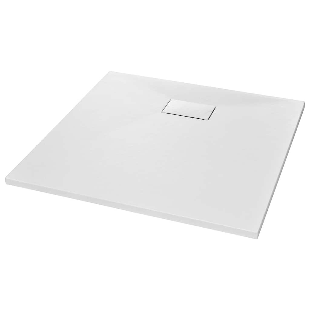 vidaXL Sprchová vanička SMC bílá 80 x 80 cm