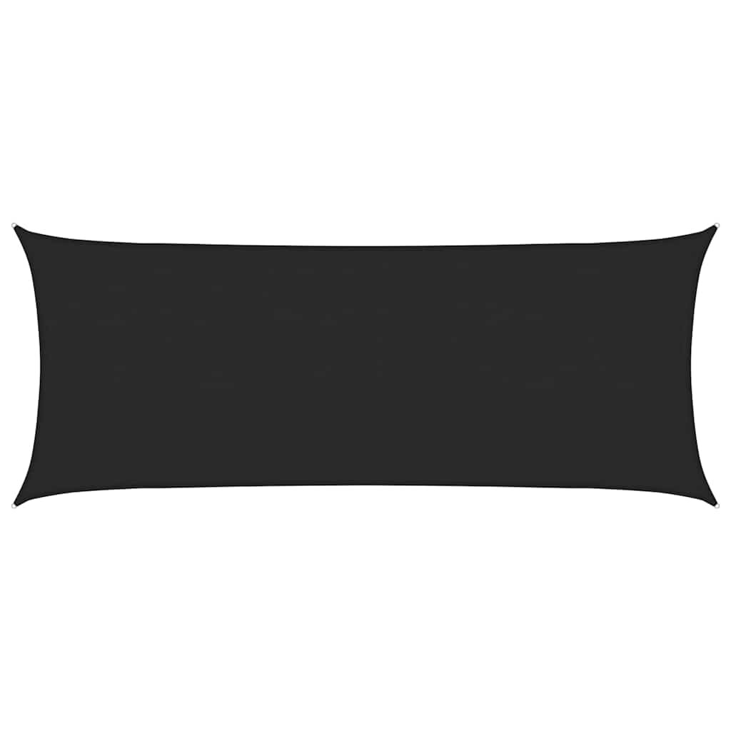 vidaXL Stínící plachta 160 g/m² černá 2 x 5 m HDPE