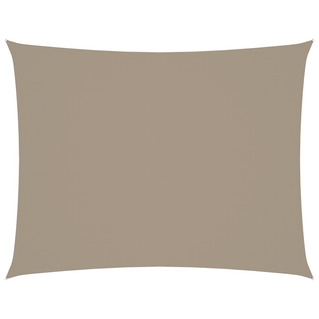vidaXL Stínící plachta oxfordská látka obdélníková 25 x 4 m taupe