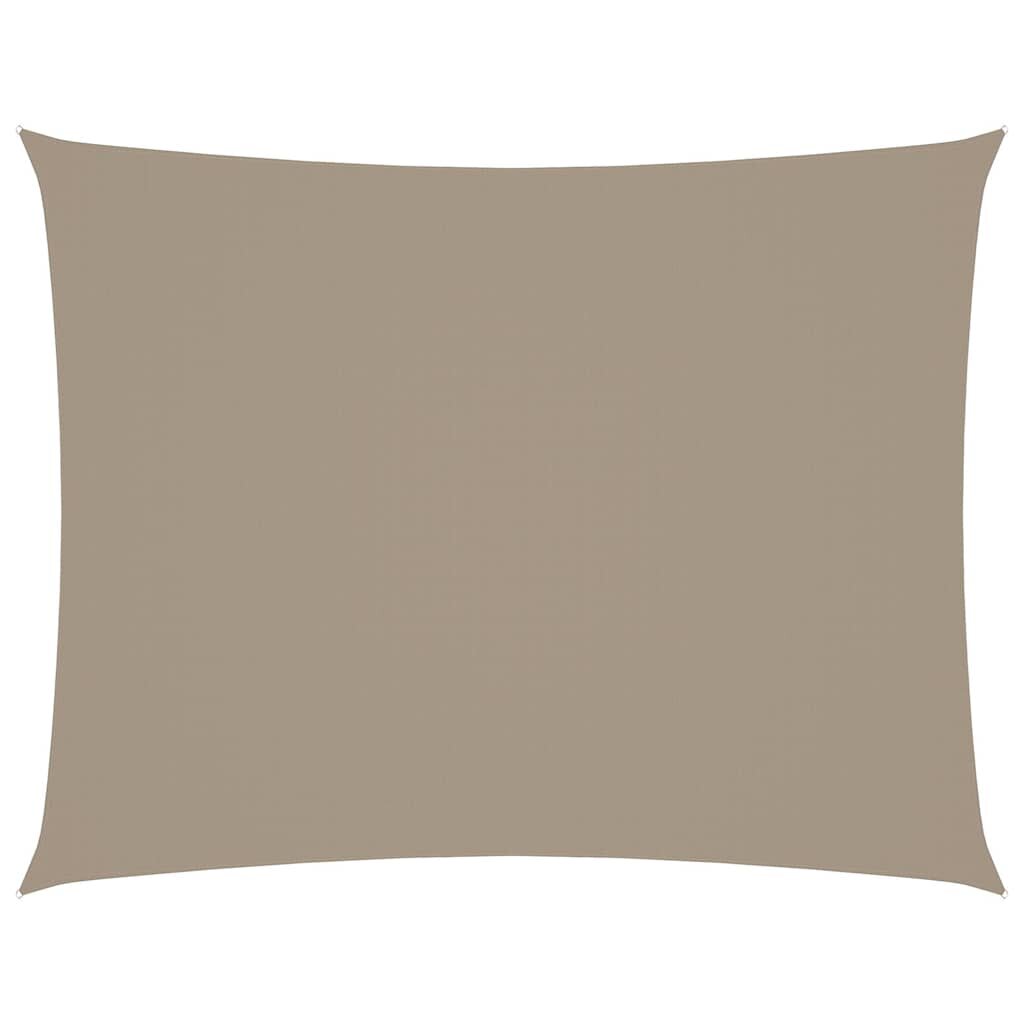 vidaXL Stínící plachta oxfordská látka obdélníková 35 x 5 m taupe
