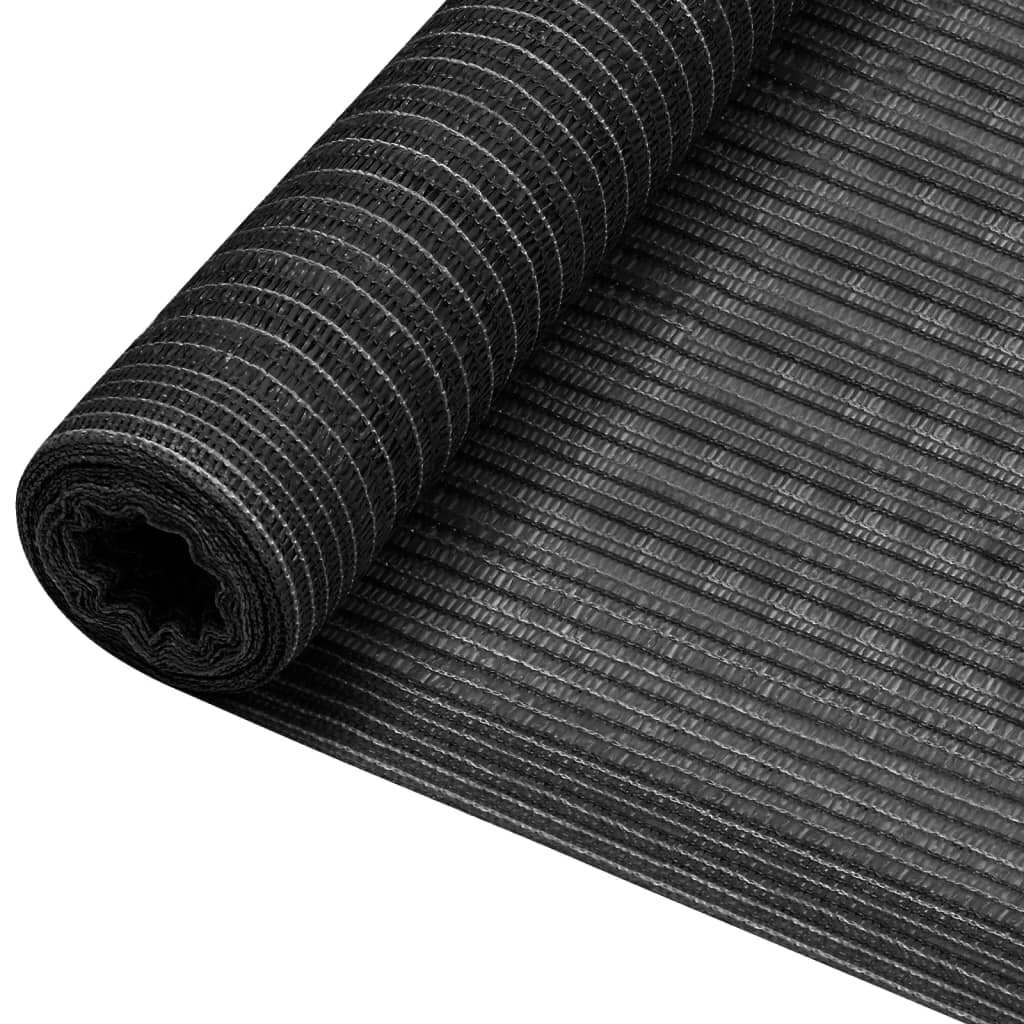 vidaXL Stínící tkanina antracitová 15 x 25 m HDPE 150 g/m²