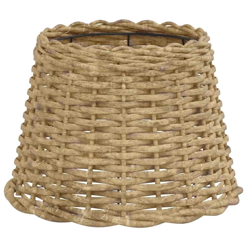 vidaXL Stínidlo lampy hnědé Ø 30 x 20 cm proutěné