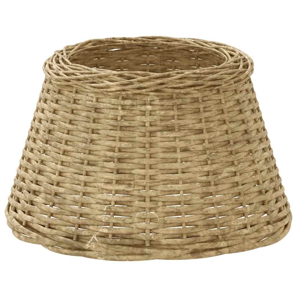 vidaXL Stínidlo lampy hnědé Ø 45 x 28 cm proutěné