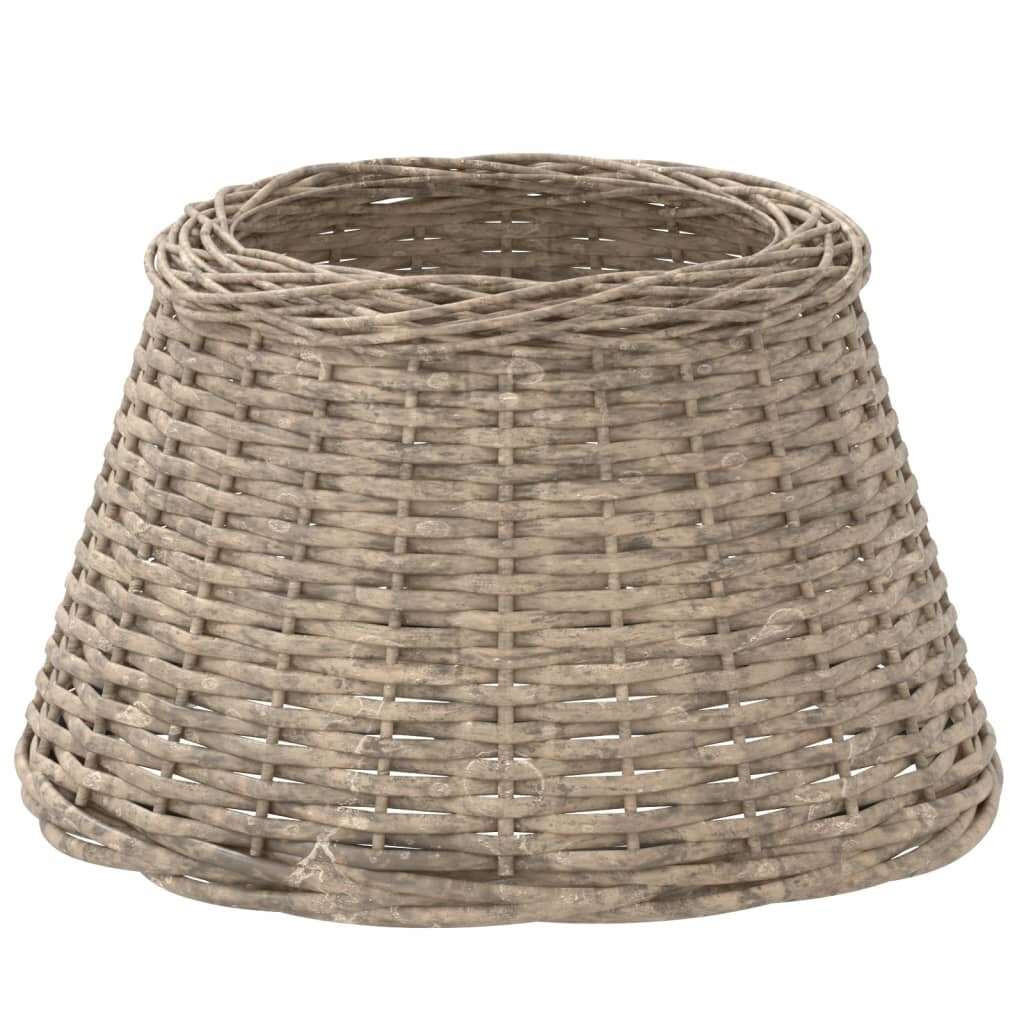 vidaXL Stínidlo lampy hnědé Ø 50 x 30 cm proutěné