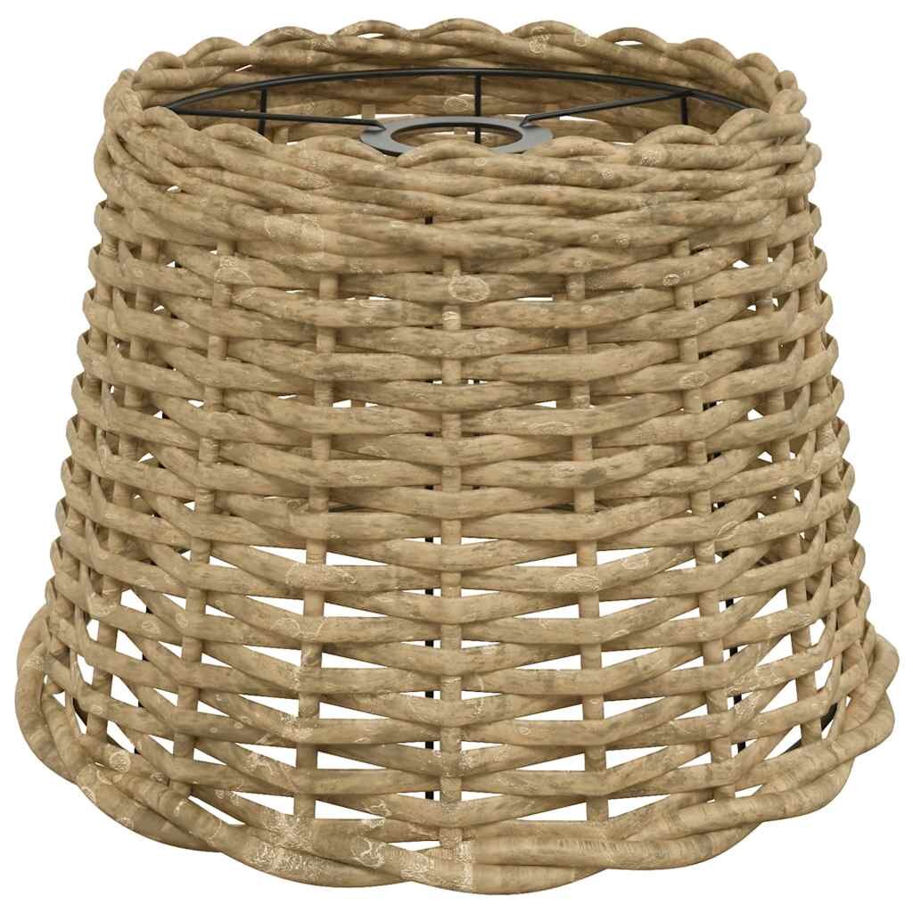 vidaXL Stínidlo na lustr hnědé Ø 30 x 20 cm proutěné