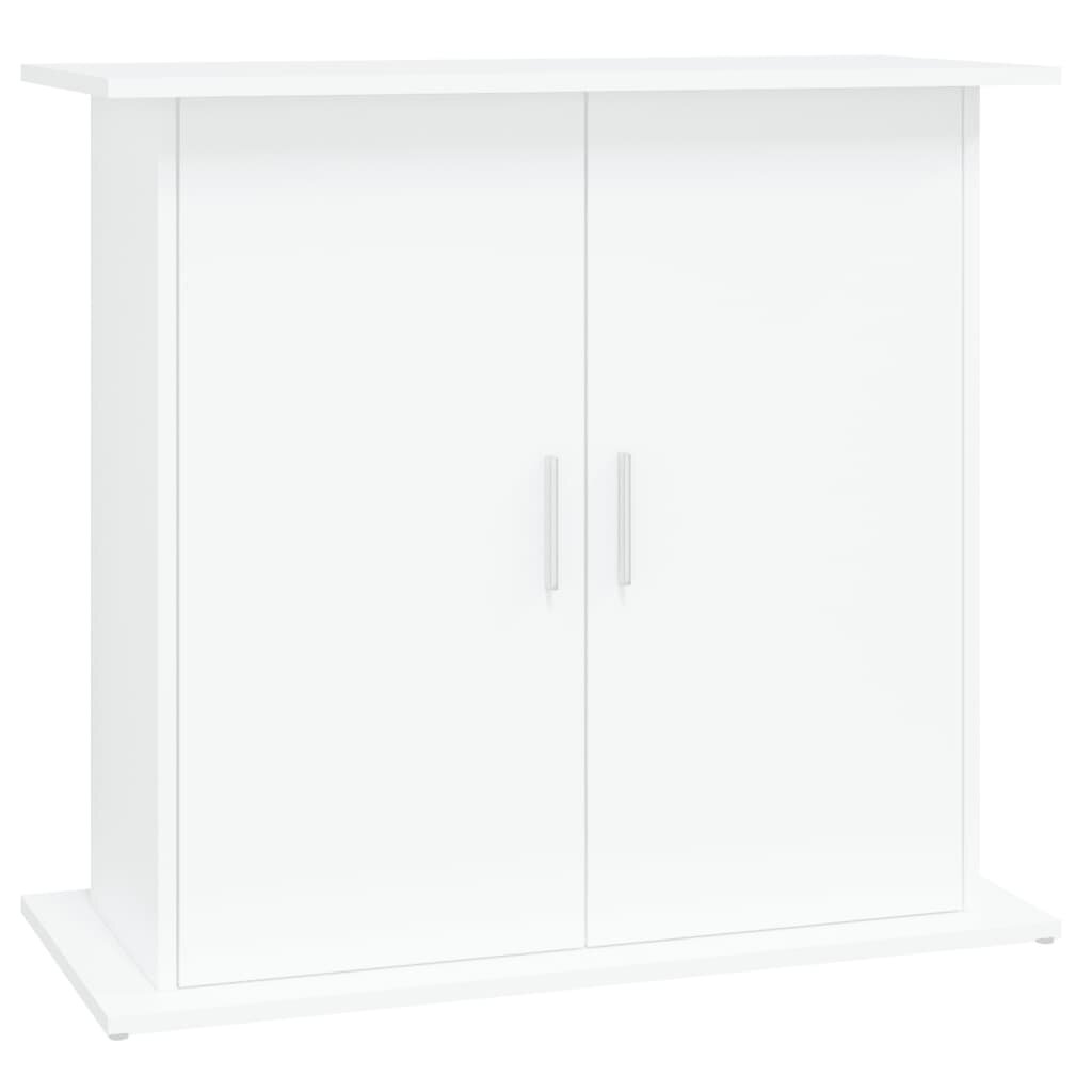 vidaXL Stojan na akvárium bílý 81 x 36 x 73 cm kompozitní dřevo