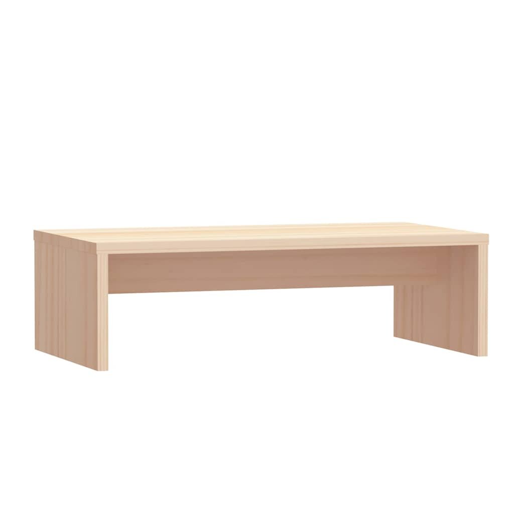 vidaXL Stojan na monitor 50 x 27 x 15 cm masivní borové dřevo