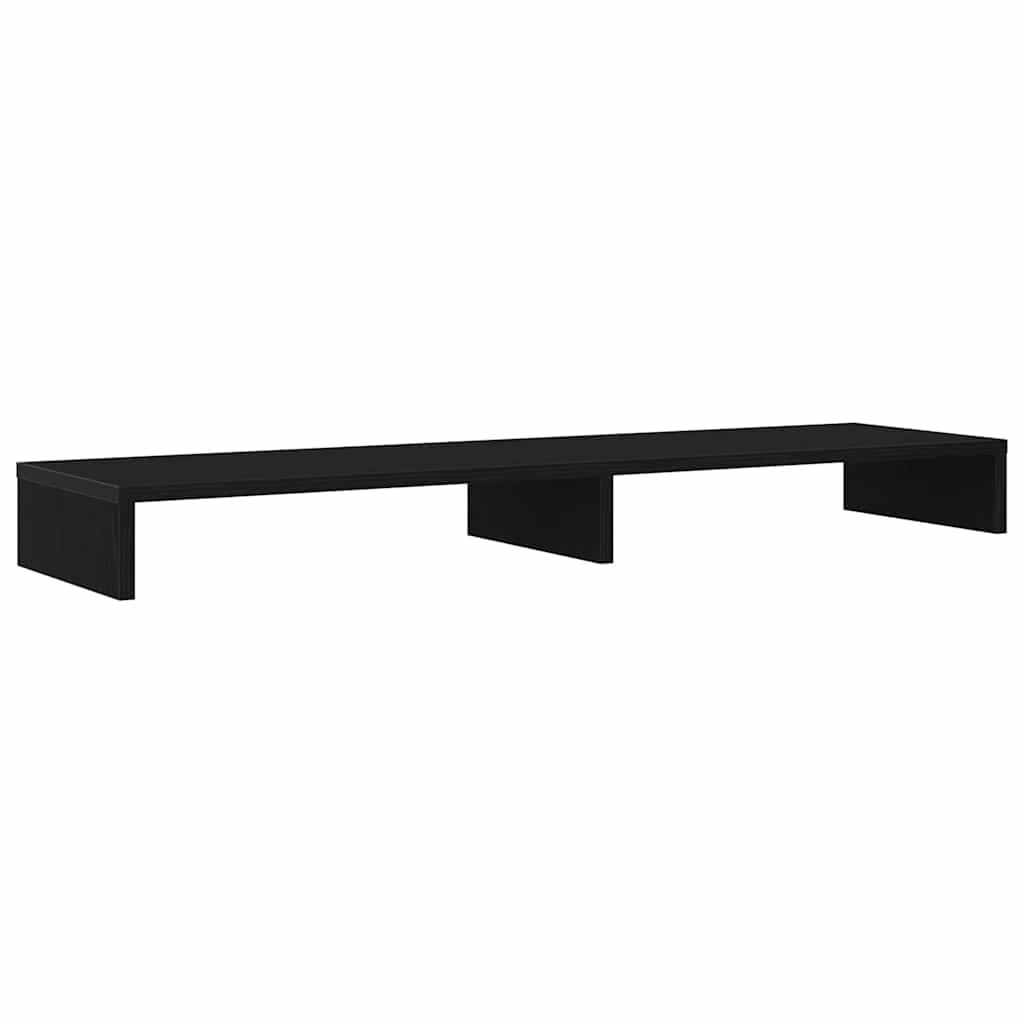 vidaXL Stojan na monitor černý dub 100 x 27 x 10 cm konstrukční dřevo