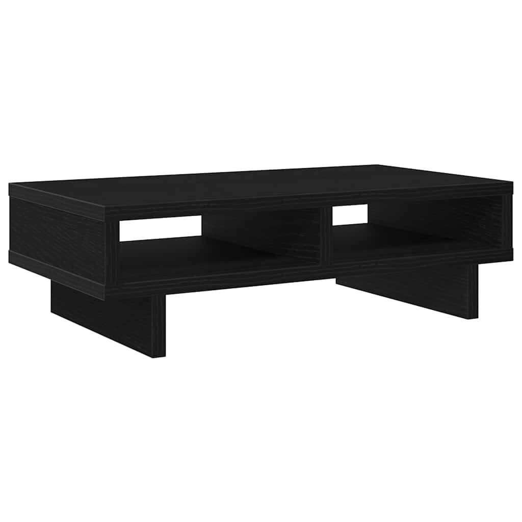 vidaXL Stojan na monitor černý dub 50 x 27 x 15 cm konstrukční dřevo