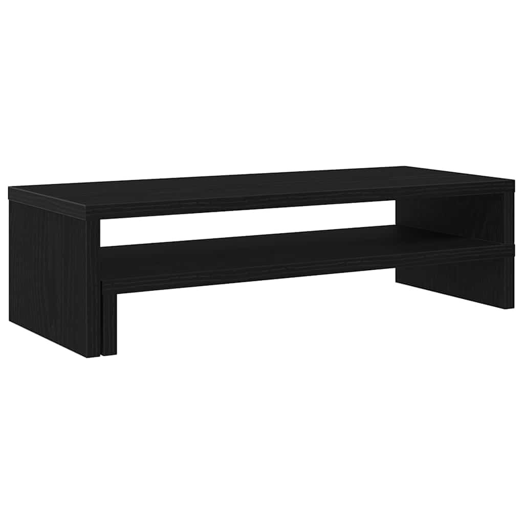 vidaXL Stojan na monitor černý dub 54 x 22 x 15 cm konstrukční dřevo