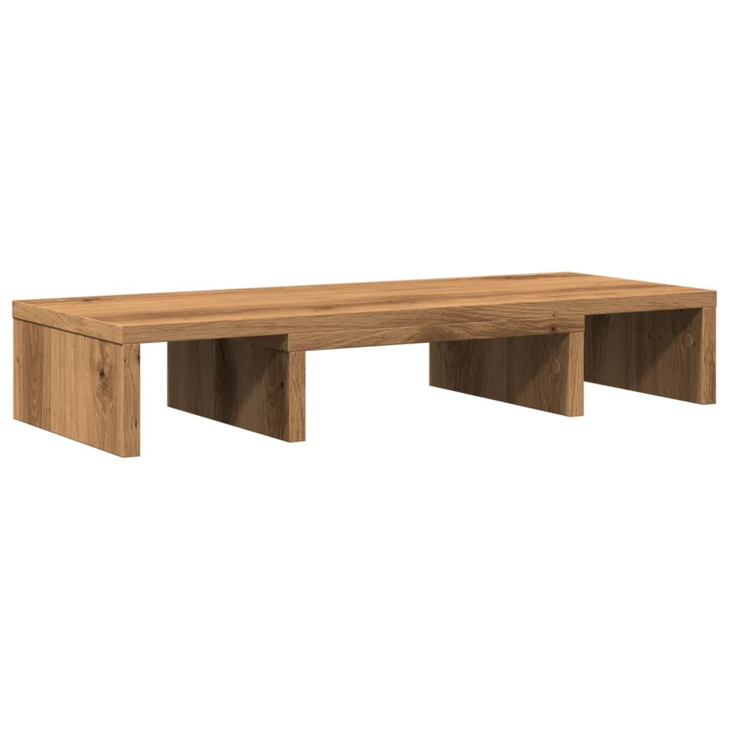 vidaXL Stojan na monitor dub artisan 60x24x105 cm kompozitní dřevo