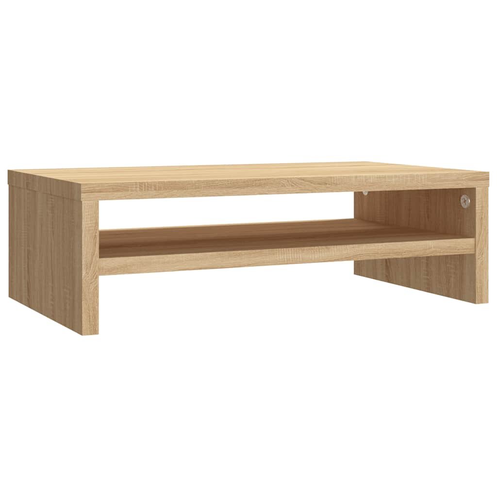 vidaXL Stojan na monitor dub sonoma 42 x 24 x 13 cm kompozitní dřevo