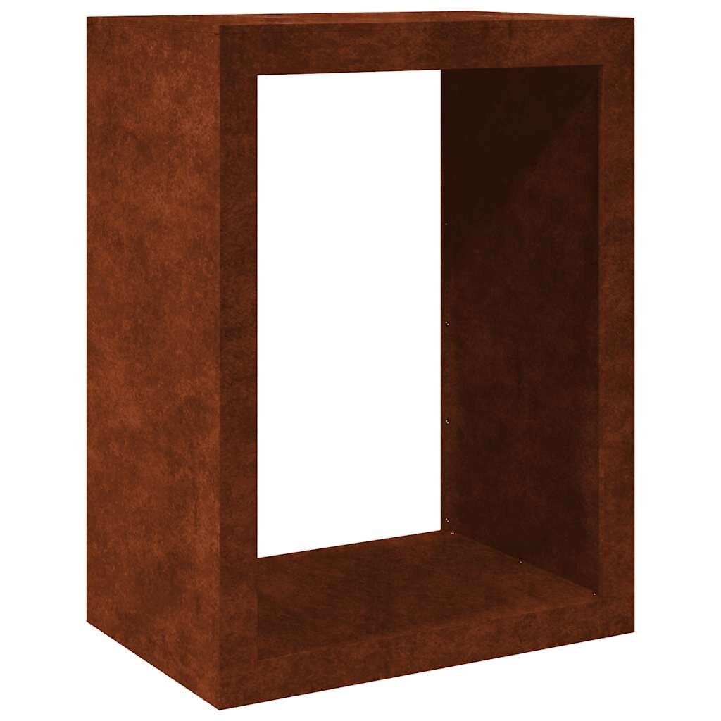 vidaXL Stojan na palivové dřevo 60x40x80 cm povětrnostně odolná ocel