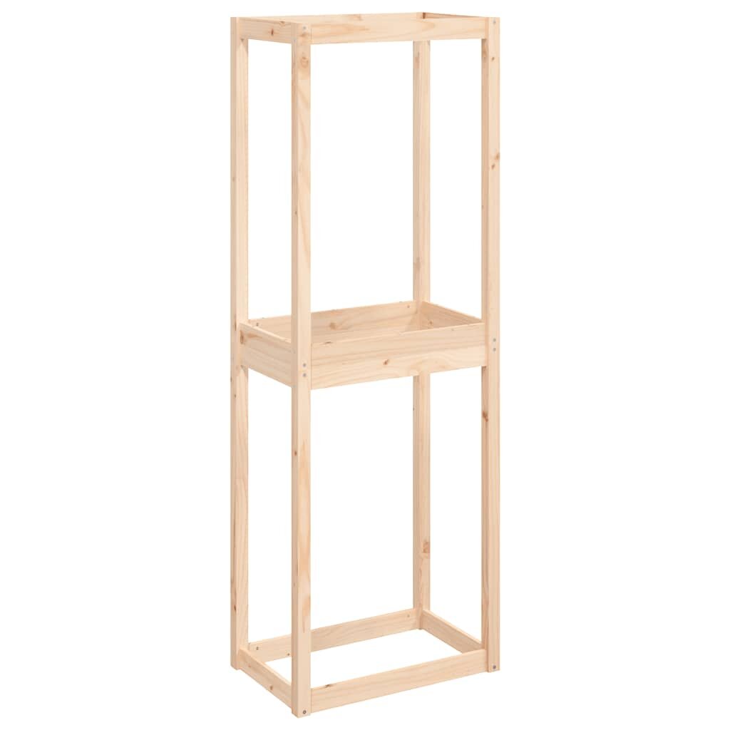 vidaXL Stojan na pneumatiky 63 x 40 x 180 cm masivní borové dřevo