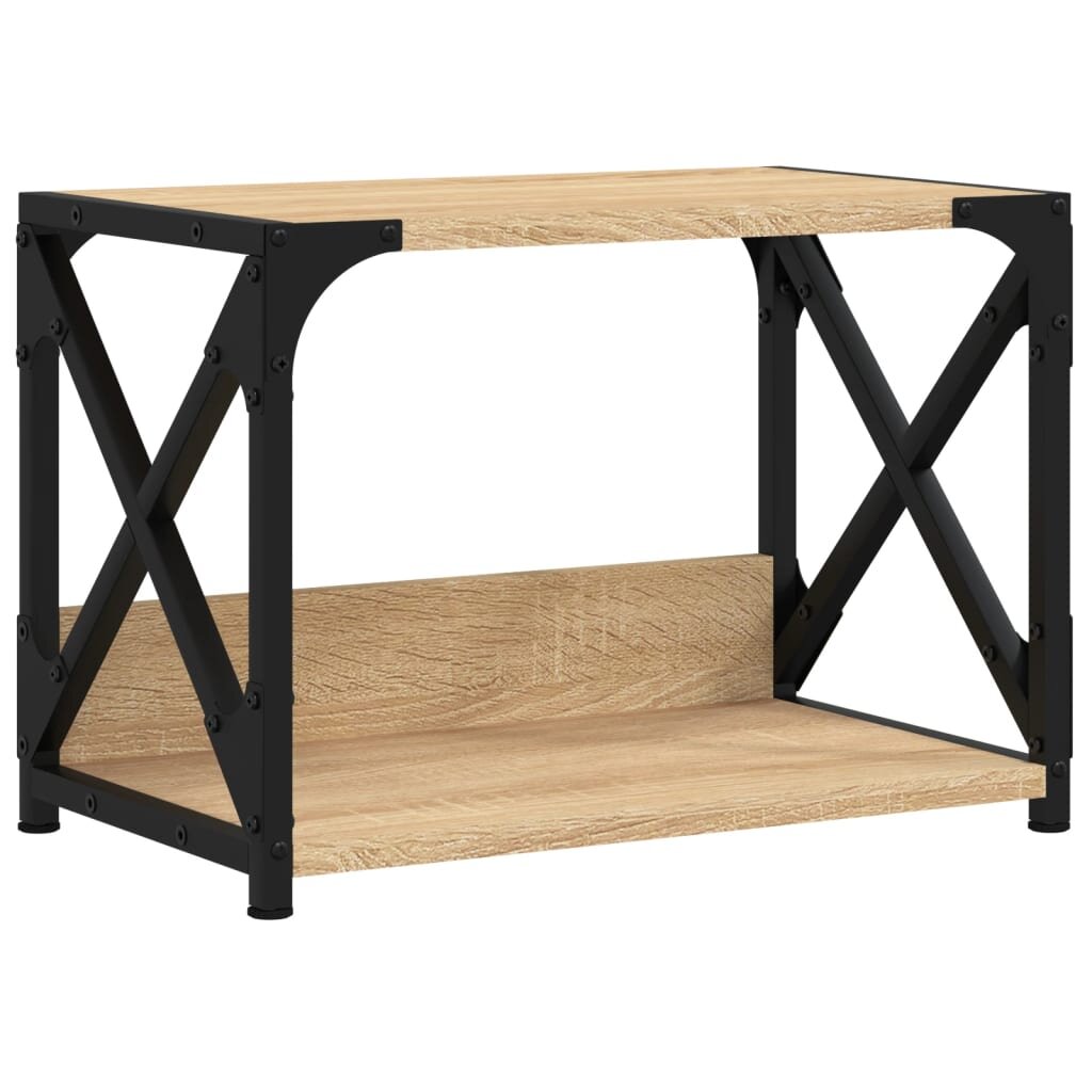 vidaXL Stojan na tiskárnu 2patrový dub sonoma 44x26x315 cm kompozit