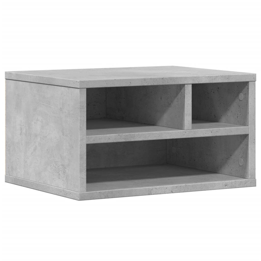 vidaXL Stojan na tiskárnu betonově šedý 40x32x225 cm kompozitní dřevo