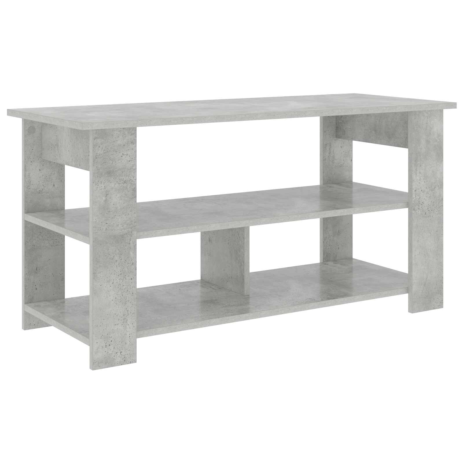 vidaXL Stojan na TV Betonově šedá 100 x 40 x 50 cm