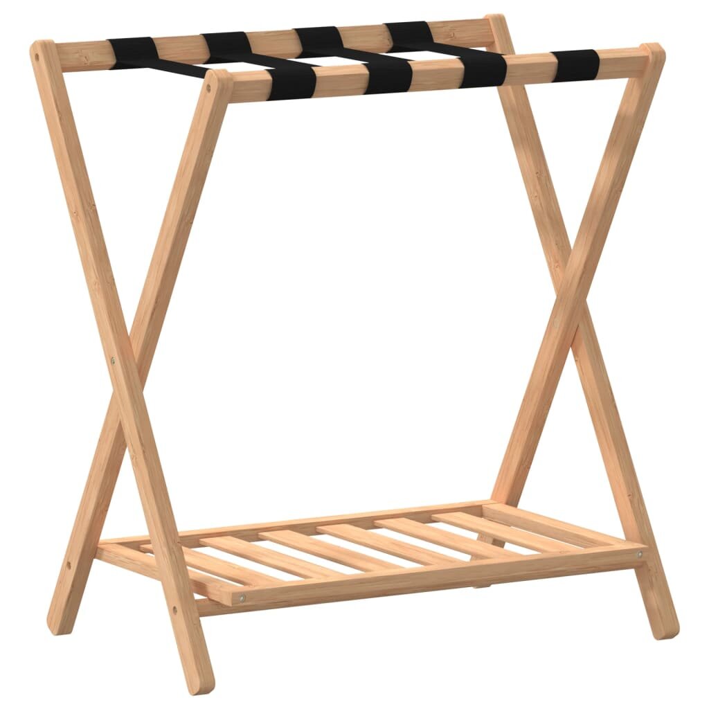 vidaXL Stojan na zavazadlo 685 x 38 x 58 cm bambus