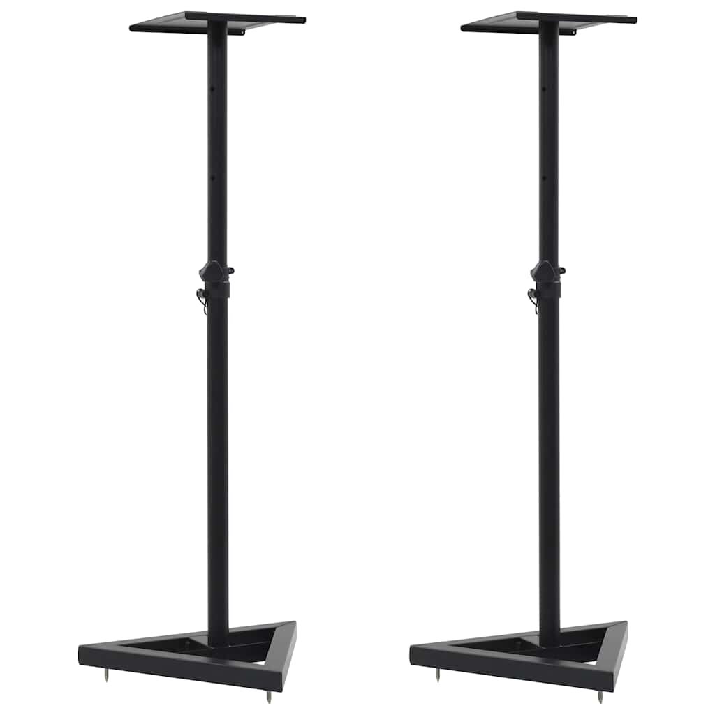 vidaXL Stojany pro studiové monitory nebo reproduktory 2 ks černé ocel