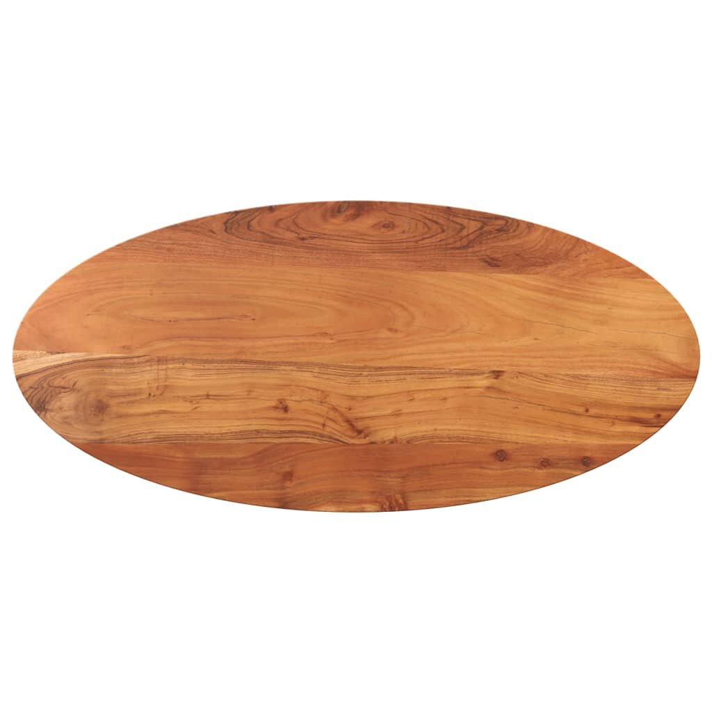 vidaXL Stolní deska 100 x 50 x 38 cm oválná masivní akáciové dřevo