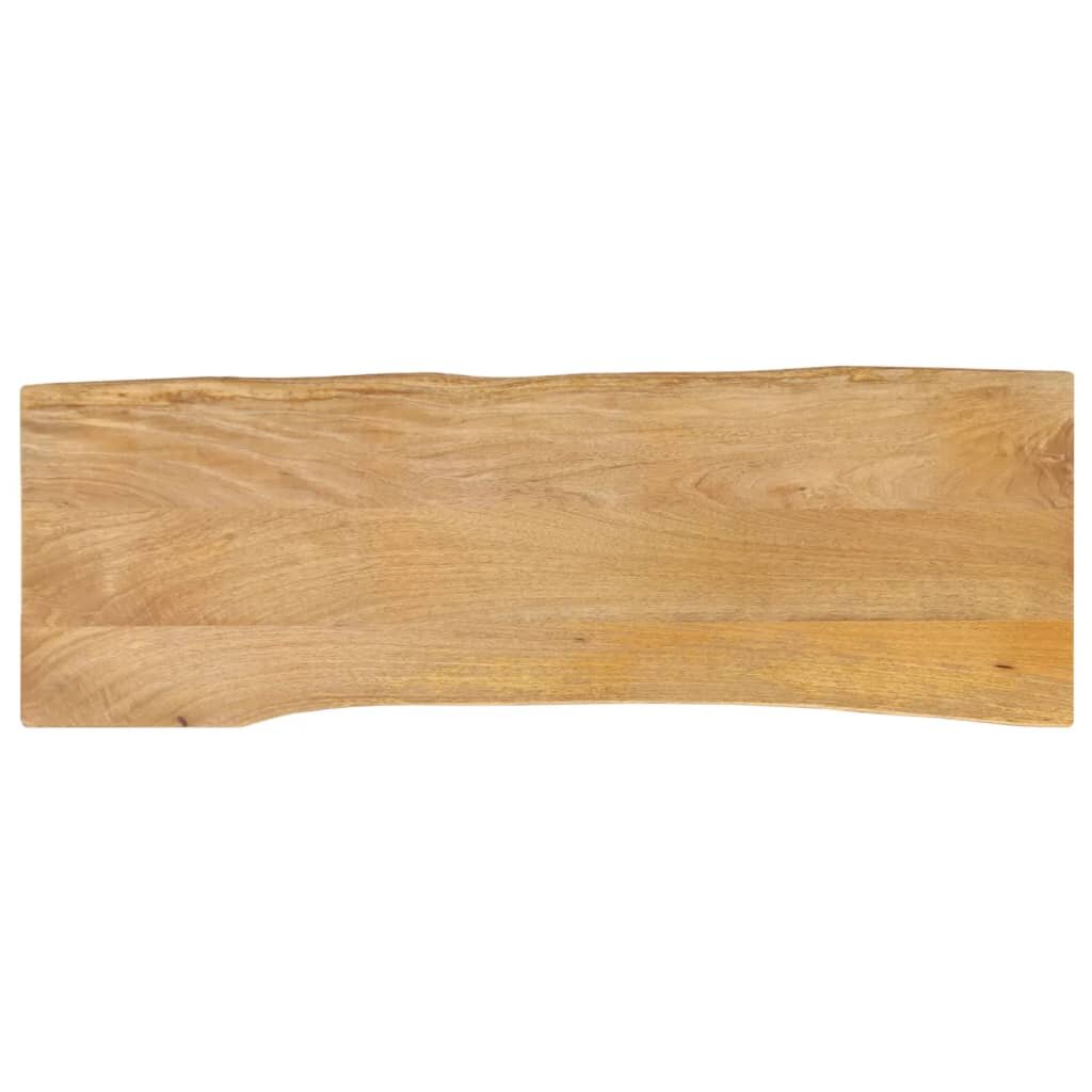 vidaXL Stolní deska 120 x 40 x 25 cm živá hrana mangovníkové dřevo
