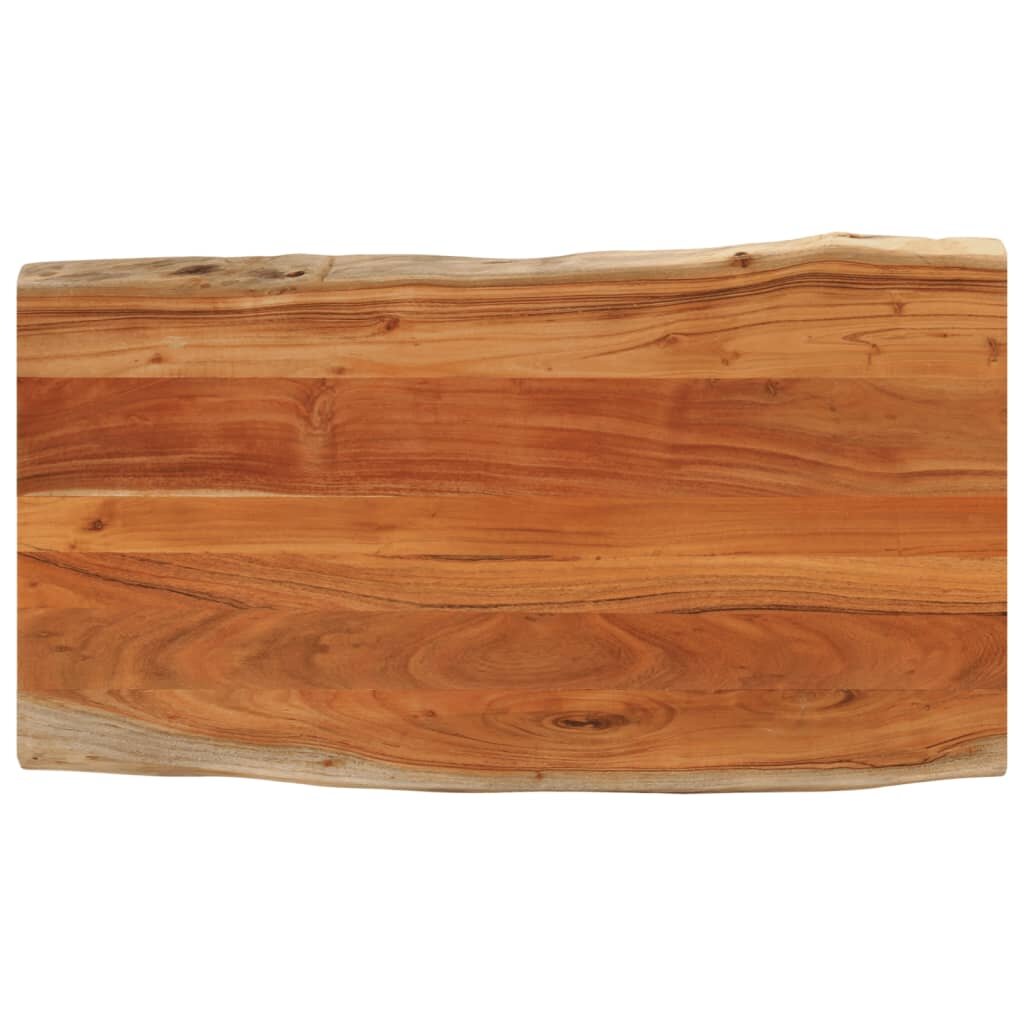 vidaXL Stolní deska 120x60x38cm obdélníková masivní akácie živá hrana