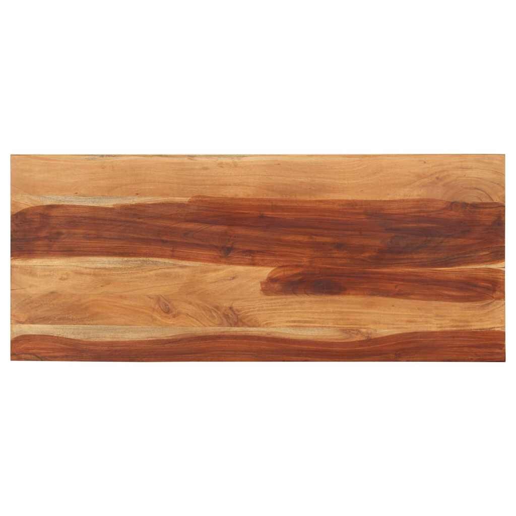 vidaXL Stolní deska 140 x 60 x (25–27) cm masivní akáciové dřevo
