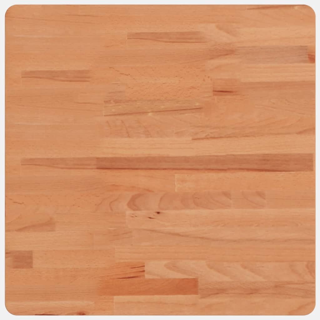 vidaXL Stolní deska 50 x 50 x 25 cm čtvercová masivní bukové dřevo
