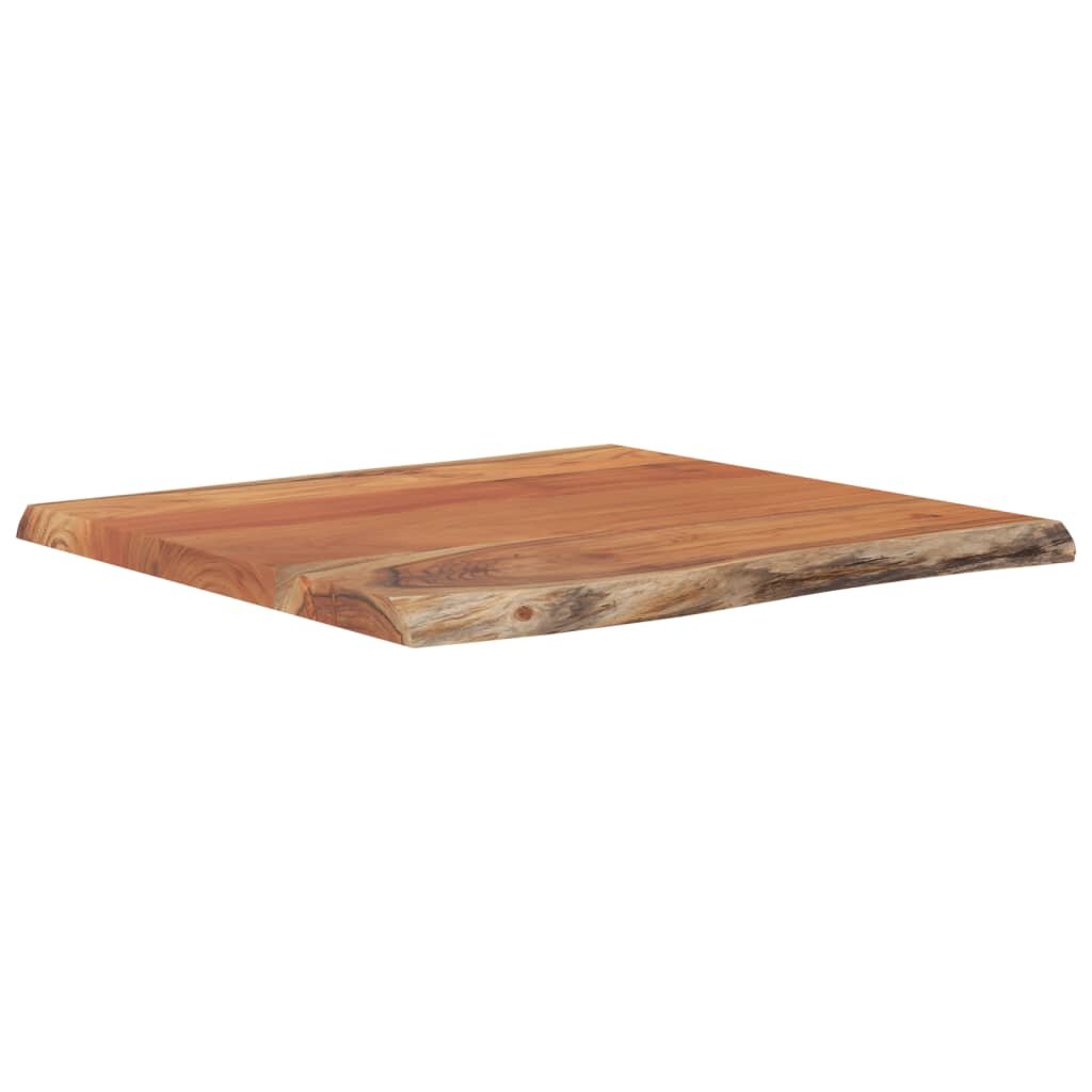 vidaXL Stolní deska 60 x 60 x 25 cm čtverec masivní akácie živá hrana