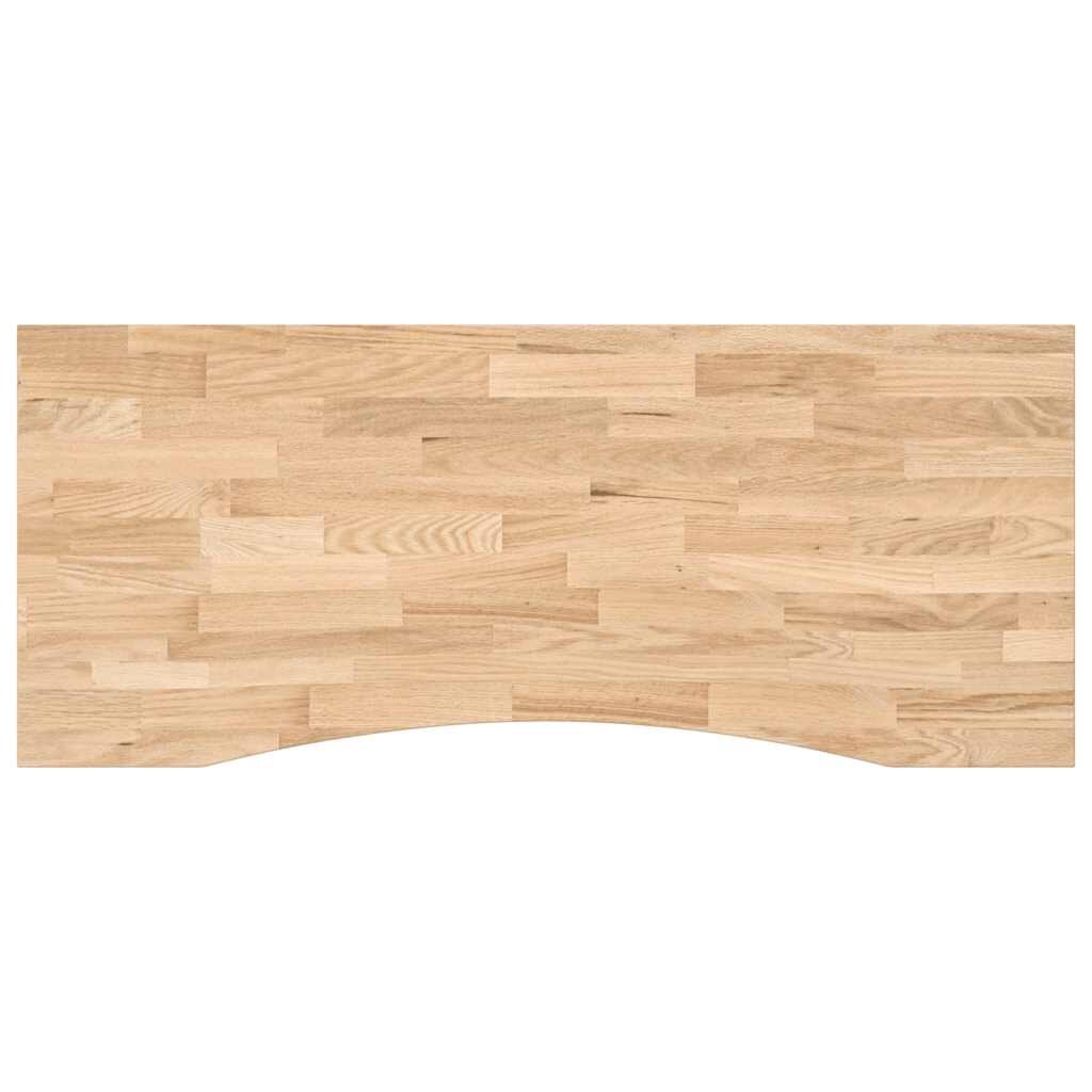 vidaXL Stolní deska neošetřené 120x60x25 cm dub obdélníkový