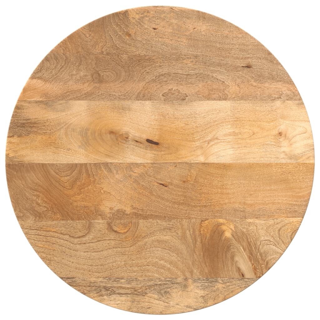 vidaXL Stolní deska Ø 60 x 38 cm kulatá masivní mangovníkové dřevo
