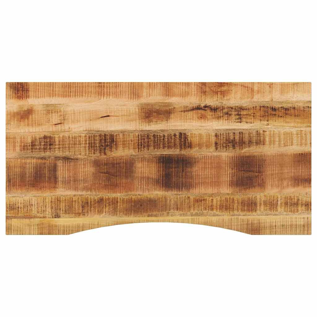 vidaXL Stolní deska s výřezem 110x60x25 cm masivní hrubý mangovník