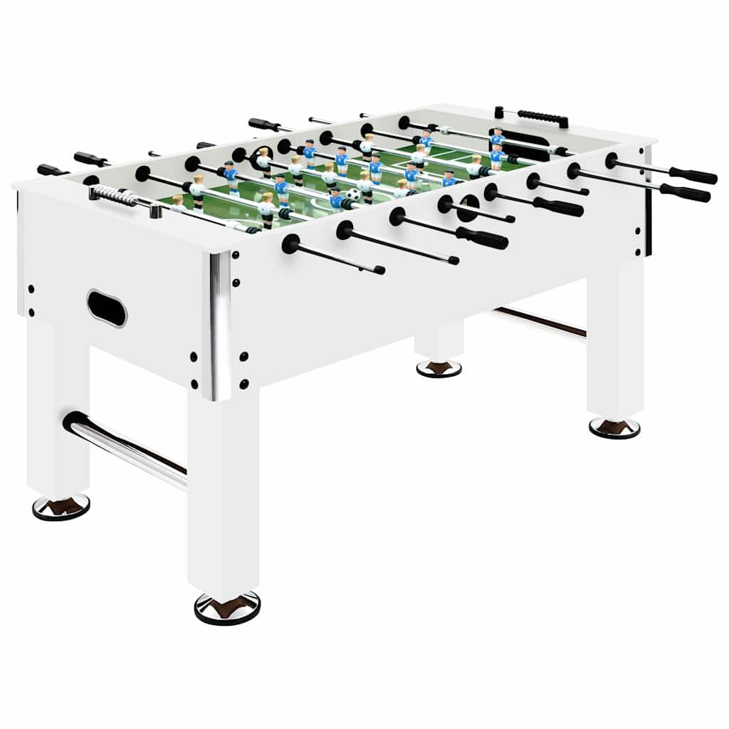 vidaXL Stolní fotbal ocel 60 kg 140 x 745 x 875 cm bílý