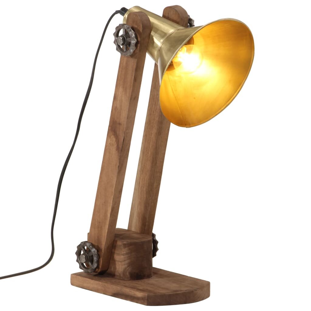 vidaXL Stolní lampa 25 W staromosaz 23 x 13 x 52 cm E27