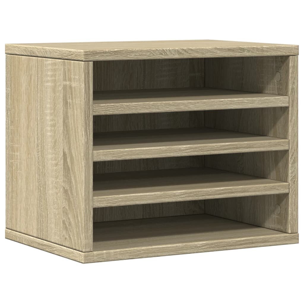 vidaXL Stolní organizér dub sonoma 36 x 26 x 295 cm kompozitní dřevo