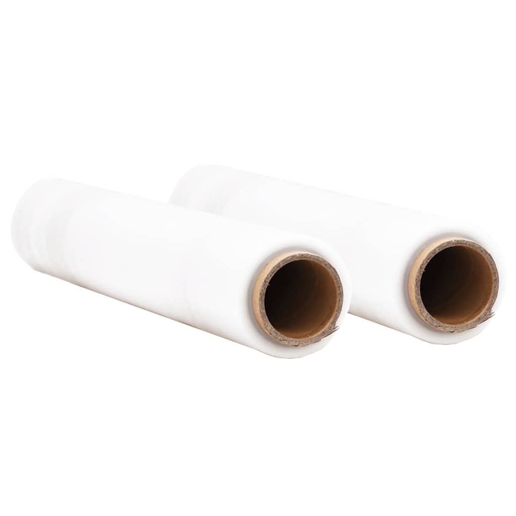 vidaXL Stretch fólie 2 ks transparentní 23 μm 50 cm x 300 m