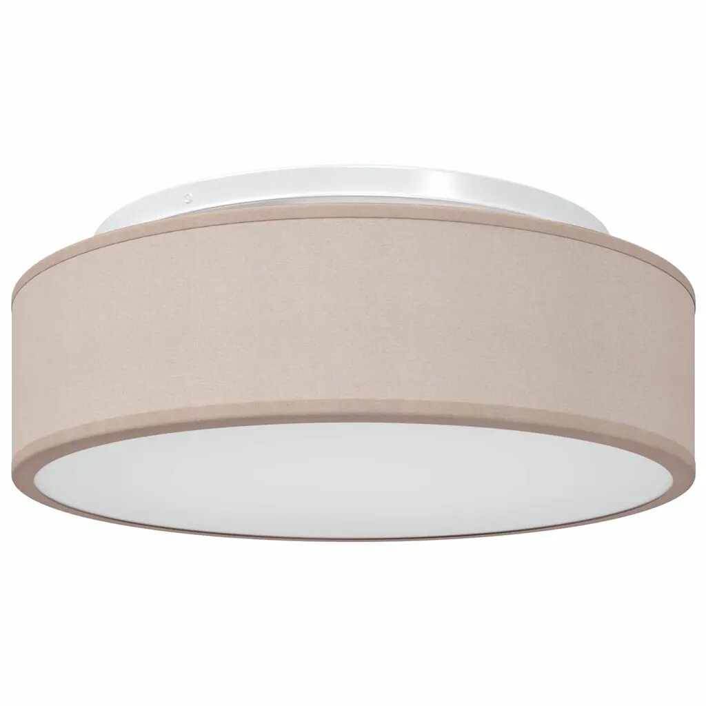 vidaXL Stropní lampa s reflektory Taupe 38 x 38 x 135 cm textil