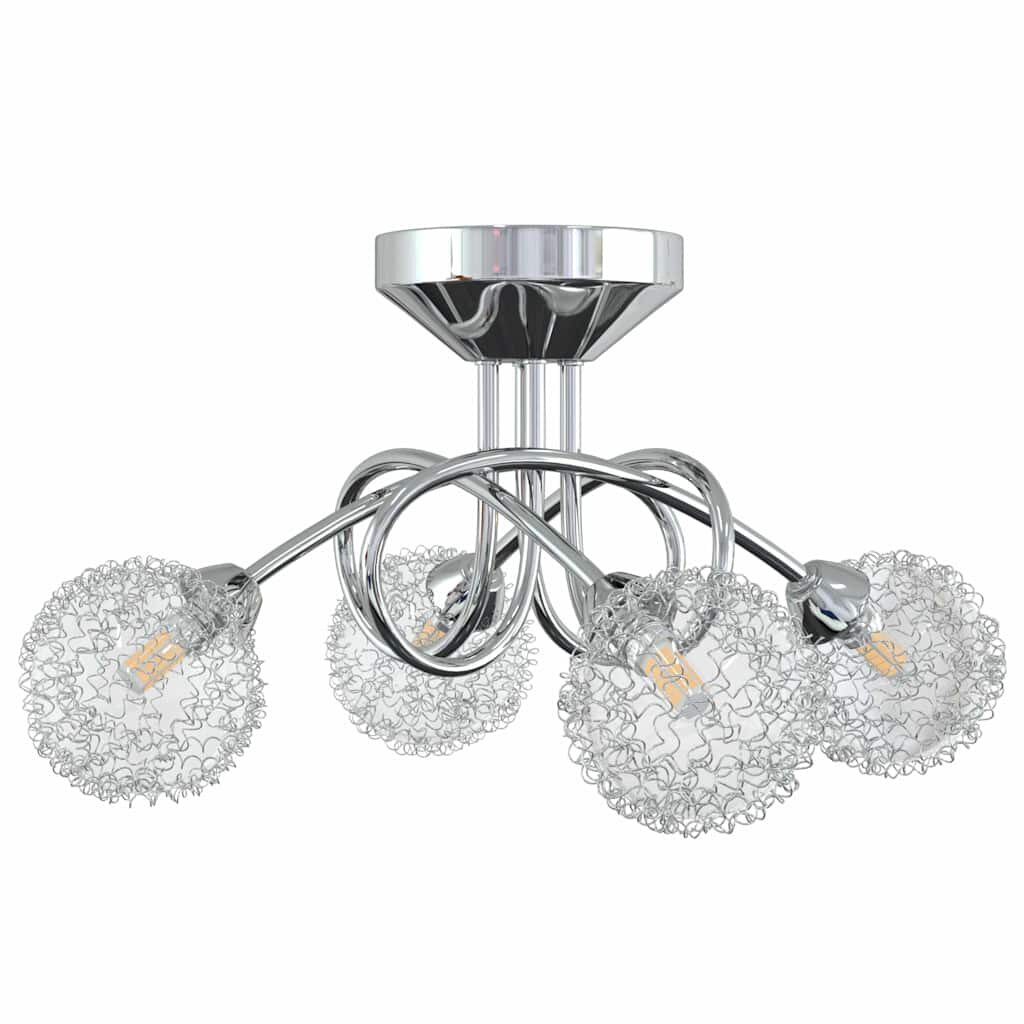 vidaXL Stropní svítidlo s drátěnými stínidly pro 4 LED G9