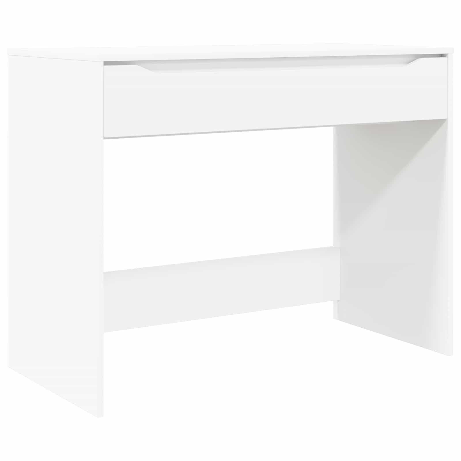 vidaXL Stůl se zásuvkou Bílý 100 x 50 x 78 cm Dřevěný materiál