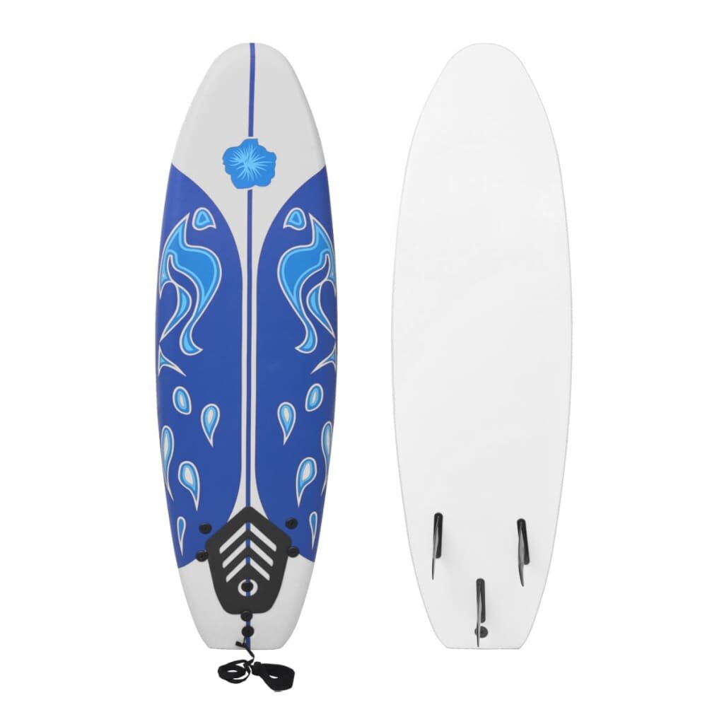 vidaXL Surfové prkno 170 cm modrá