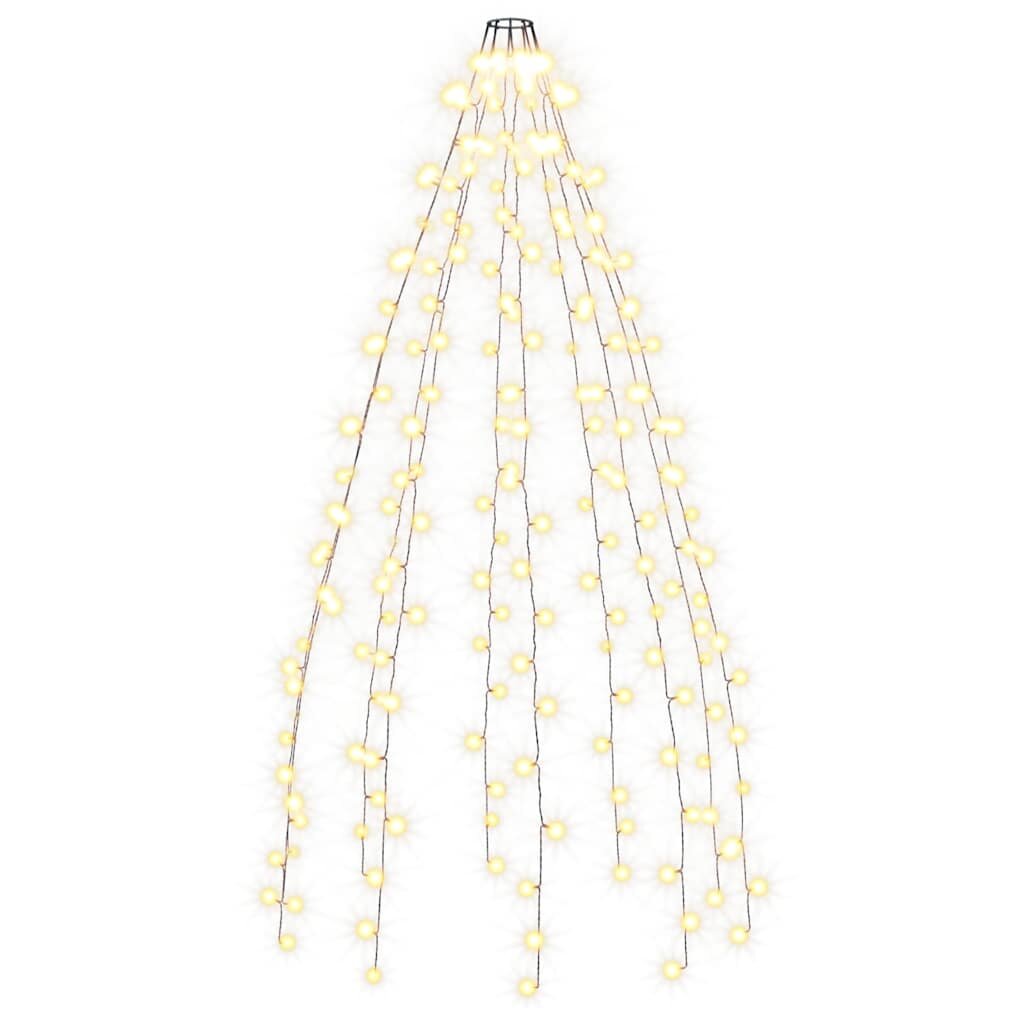 vidaXL Světelná síť na vánoční stromek s 210 LED diodami 210 cm