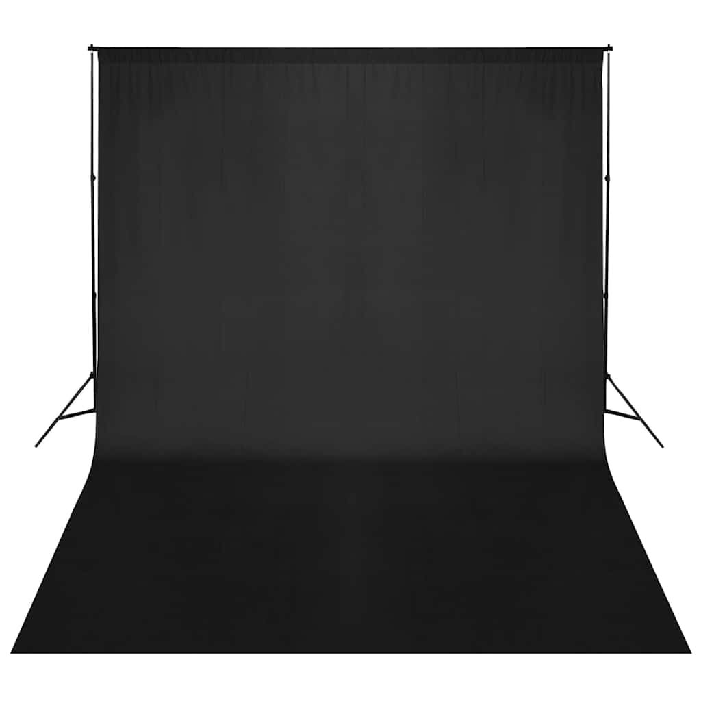 vidaXL Systém podpěry a pozadí 500 x 300 cm černé