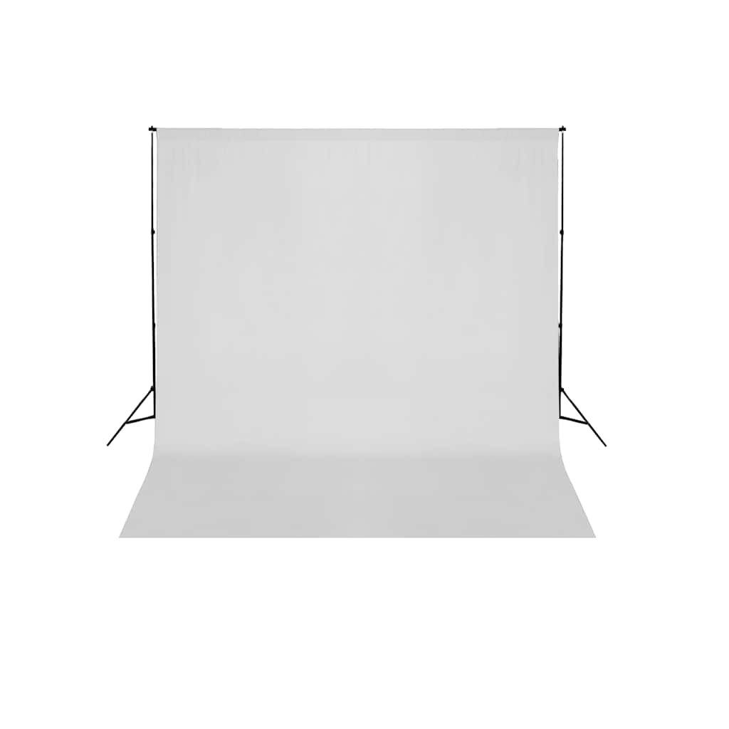 vidaXL Systém podpěry a pozadí 600 x 300 cm bílé