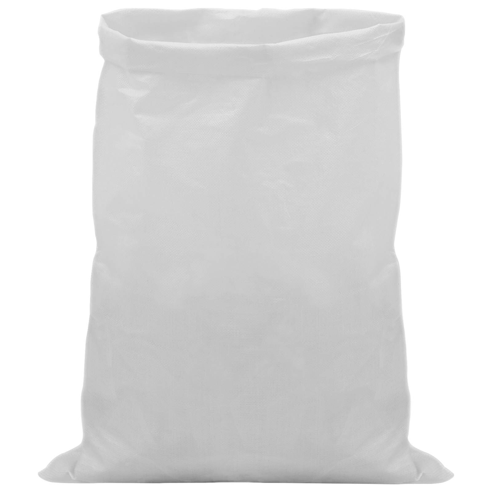 vidaXL Tkané pytle 10 ks Bílá 50 x 80 cm PP