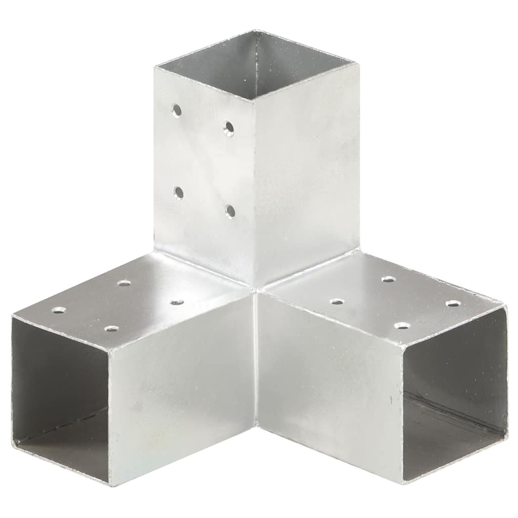 vidaXL Trámová spojka ve tvaru Y pozinkovaný kov 71 x 71 mm