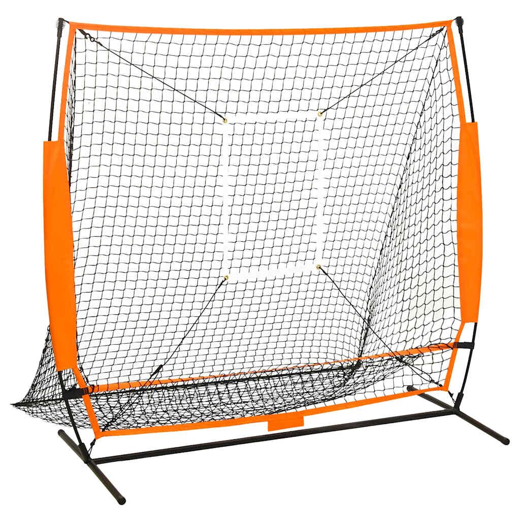 vidaXL Tréninková síť pro baseball černá 174 x 76 x 1585 cm