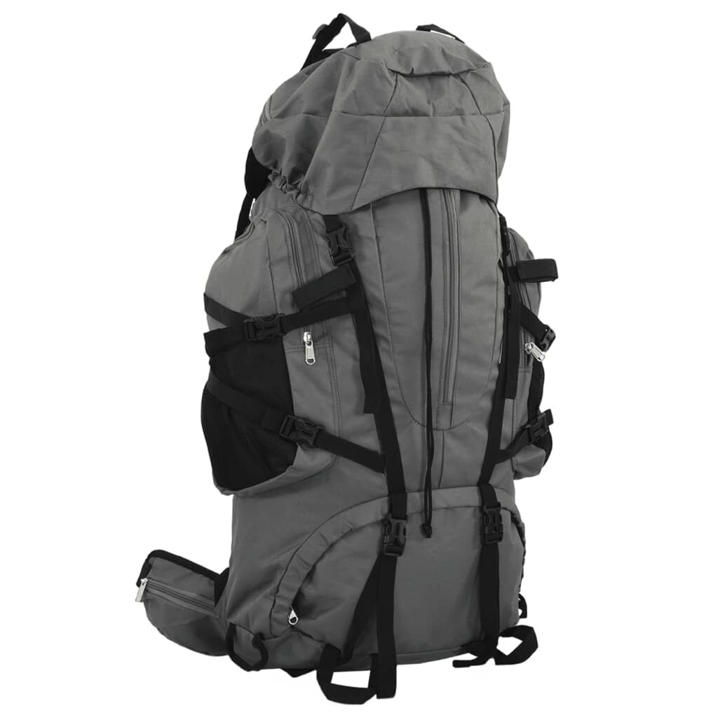 vidaXL Turistický batoh šedý 80 L tkanina oxford