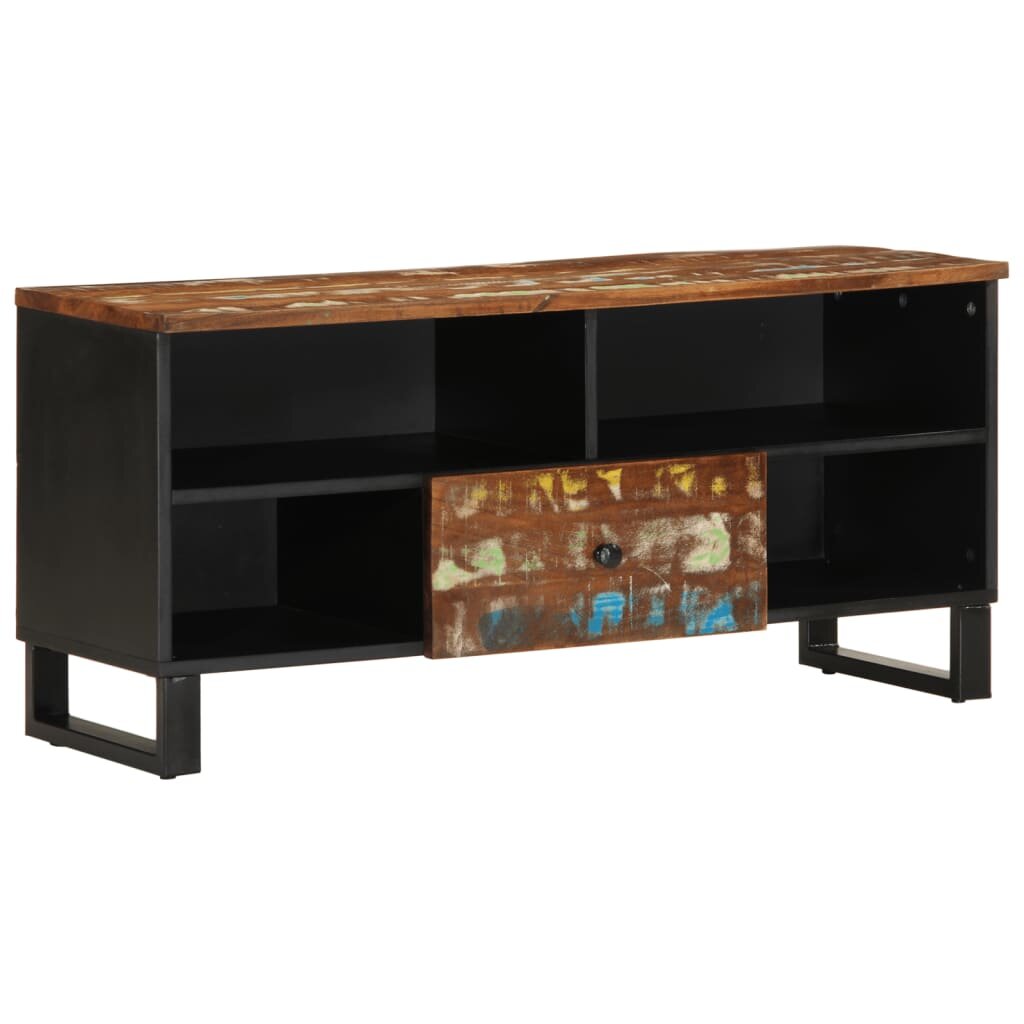 vidaXL TV skříňka 100x33x46 cm masivní recyklované a kompozitní dřevo