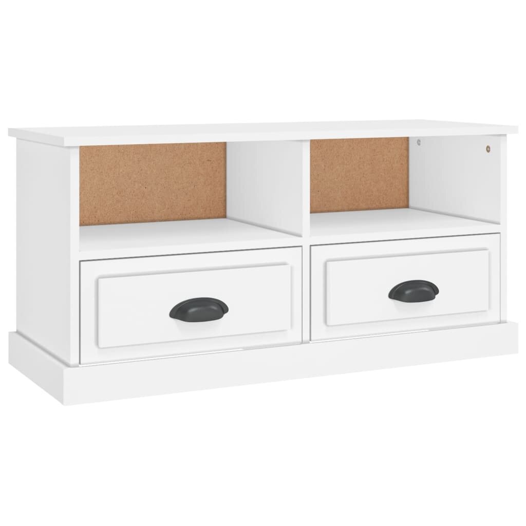 vidaXL TV skříňka bílá 93 x 355 x 45 cm kompozitní dřevo